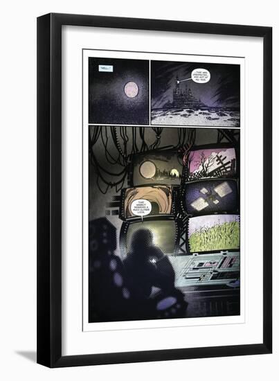 Zombies vs. Robots: Volume 1 - Comic Page with Panels-Anthony Diecidue-Framed Premium Giclee Print