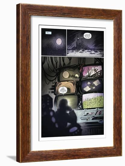 Zombies vs. Robots: Volume 1 - Comic Page with Panels-Anthony Diecidue-Framed Art Print