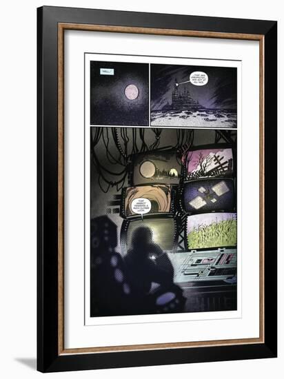 Zombies vs. Robots: Volume 1 - Comic Page with Panels-Anthony Diecidue-Framed Art Print