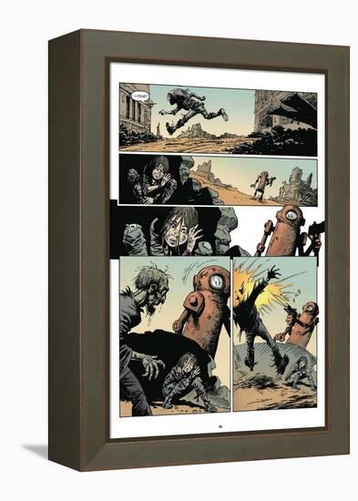 Zombies vs. Robots: Volume 1 - Comic Page with Panels-Val Mayerik-Framed Stretched Canvas