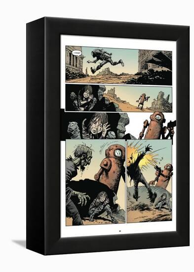 Zombies vs. Robots: Volume 1 - Comic Page with Panels-Val Mayerik-Framed Stretched Canvas