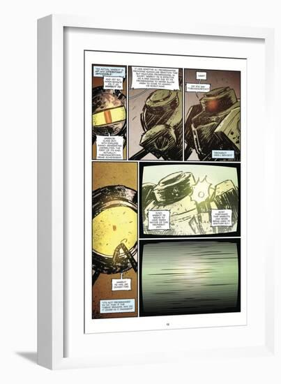 Zombies vs. Robots: Volume 1 - Comic Page with Panels-Anthony Diecidue-Framed Premium Giclee Print