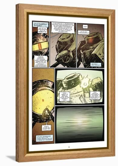 Zombies vs. Robots: Volume 1 - Comic Page with Panels-Anthony Diecidue-Framed Stretched Canvas