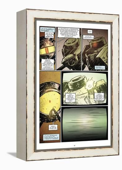 Zombies vs. Robots: Volume 1 - Comic Page with Panels-Anthony Diecidue-Framed Stretched Canvas