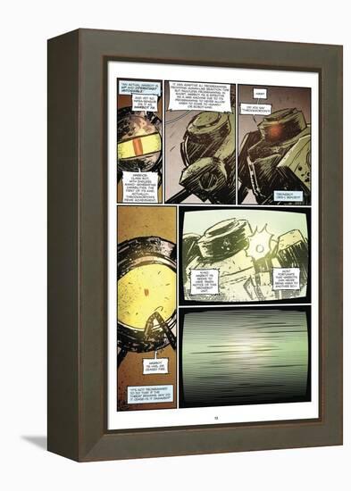 Zombies vs. Robots: Volume 1 - Comic Page with Panels-Anthony Diecidue-Framed Stretched Canvas