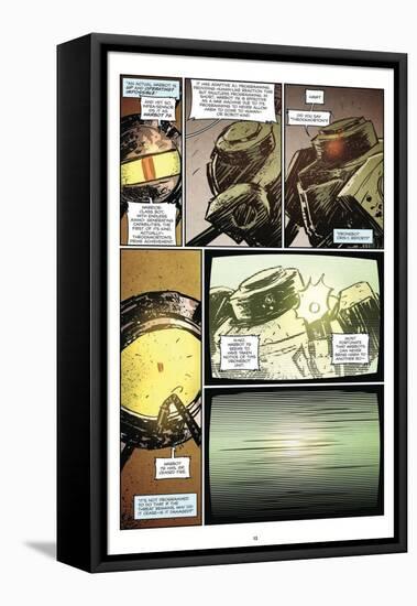 Zombies vs. Robots: Volume 1 - Comic Page with Panels-Anthony Diecidue-Framed Stretched Canvas