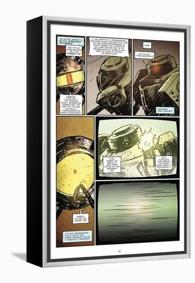 Zombies vs. Robots: Volume 1 - Comic Page with Panels-Anthony Diecidue-Framed Stretched Canvas