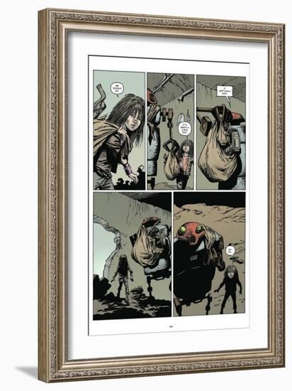 Zombies vs. Robots: Volume 1 - Comic Page with Panels-Val Mayerik-Framed Art Print