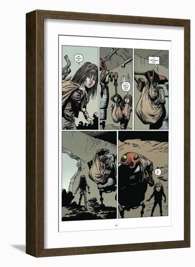 Zombies vs. Robots: Volume 1 - Comic Page with Panels-Val Mayerik-Framed Art Print