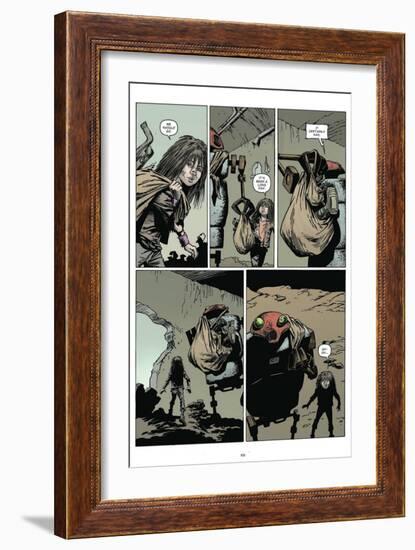 Zombies vs. Robots: Volume 1 - Comic Page with Panels-Val Mayerik-Framed Art Print