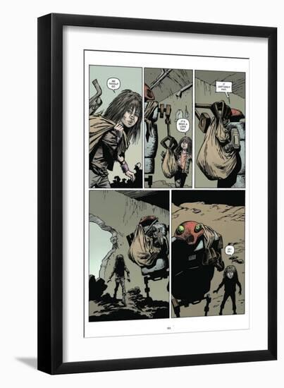 Zombies vs. Robots: Volume 1 - Comic Page with Panels-Val Mayerik-Framed Art Print