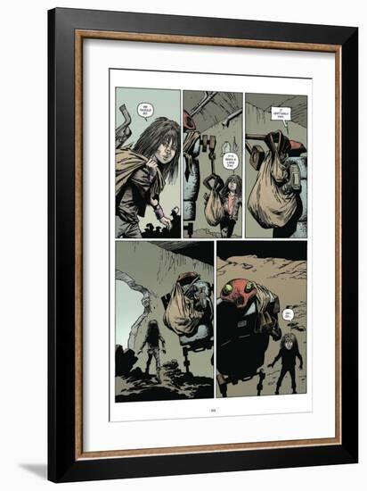 Zombies vs. Robots: Volume 1 - Comic Page with Panels-Val Mayerik-Framed Art Print