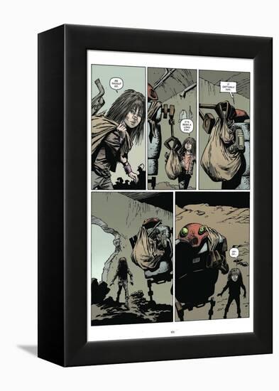 Zombies vs. Robots: Volume 1 - Comic Page with Panels-Val Mayerik-Framed Stretched Canvas