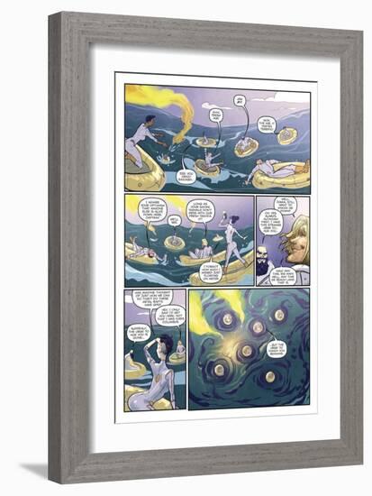 Zombies vs. Robots: Volume 1 - Comic Page with Panels-Anthony Diecidue-Framed Art Print