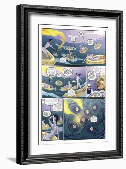 Zombies vs. Robots: Volume 1 - Comic Page with Panels-Anthony Diecidue-Framed Art Print