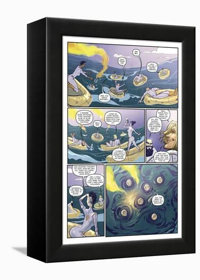 Zombies vs. Robots: Volume 1 - Comic Page with Panels-Anthony Diecidue-Framed Stretched Canvas