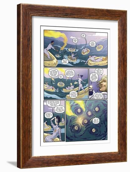 Zombies vs. Robots: Volume 1 - Comic Page with Panels-Anthony Diecidue-Framed Premium Giclee Print