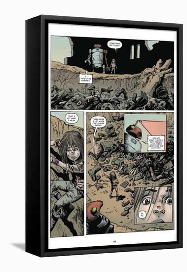 Zombies vs. Robots: Volume 1 - Comic Page with Panels-Val Mayerik-Framed Stretched Canvas