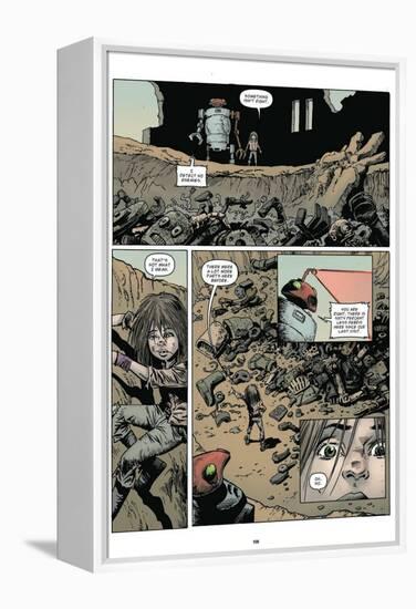 Zombies vs. Robots: Volume 1 - Comic Page with Panels-Val Mayerik-Framed Stretched Canvas