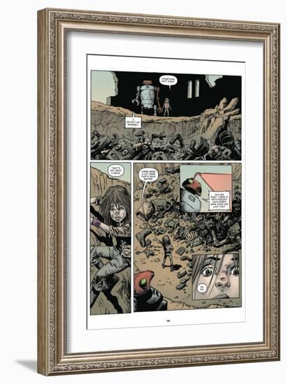 Zombies vs. Robots: Volume 1 - Comic Page with Panels-Val Mayerik-Framed Art Print