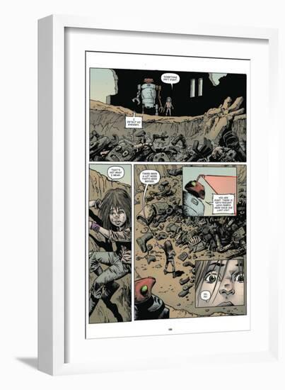 Zombies vs. Robots: Volume 1 - Comic Page with Panels-Val Mayerik-Framed Art Print