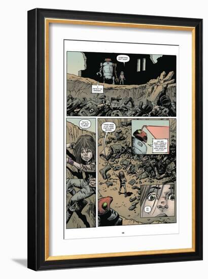 Zombies vs. Robots: Volume 1 - Comic Page with Panels-Val Mayerik-Framed Art Print