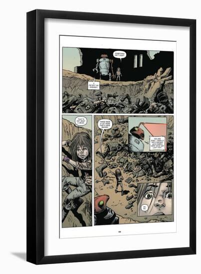 Zombies vs. Robots: Volume 1 - Comic Page with Panels-Val Mayerik-Framed Premium Giclee Print