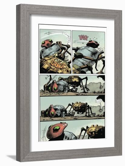 Zombies vs. Robots: Volume 1 - Comic Page with Panels-Val Mayerik-Framed Premium Giclee Print