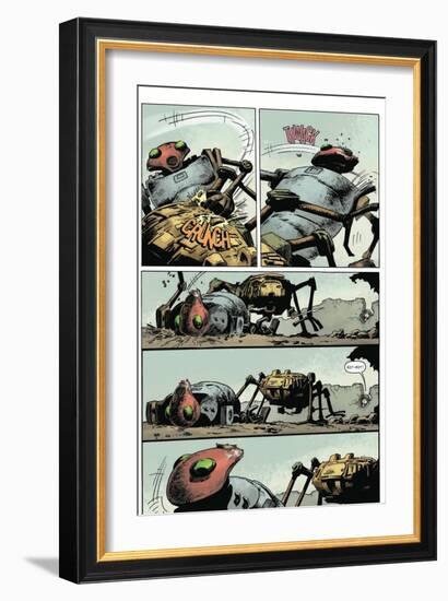 Zombies vs. Robots: Volume 1 - Comic Page with Panels-Val Mayerik-Framed Premium Giclee Print