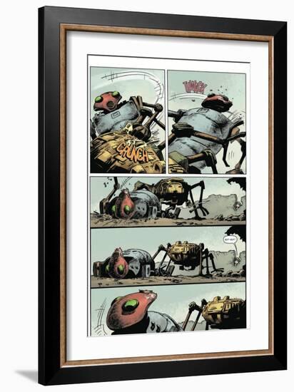 Zombies vs. Robots: Volume 1 - Comic Page with Panels-Val Mayerik-Framed Art Print