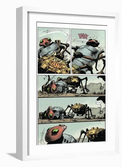 Zombies vs. Robots: Volume 1 - Comic Page with Panels-Val Mayerik-Framed Art Print