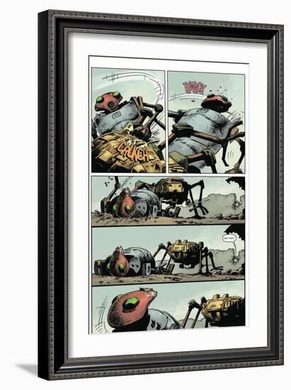 Zombies vs. Robots: Volume 1 - Comic Page with Panels-Val Mayerik-Framed Art Print