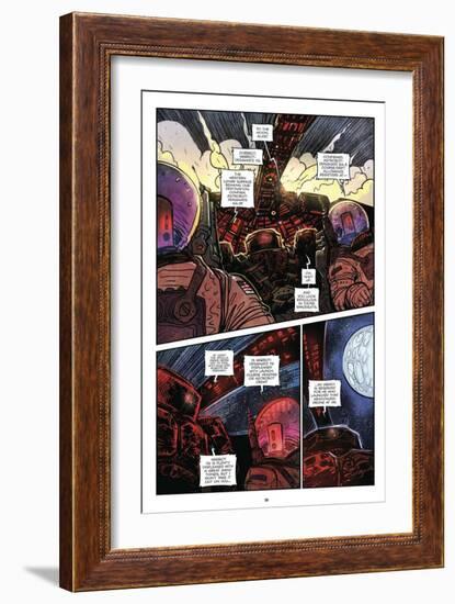 Zombies vs. Robots: Volume 1 - Comic Page with Panels-Anthony Diecidue-Framed Art Print