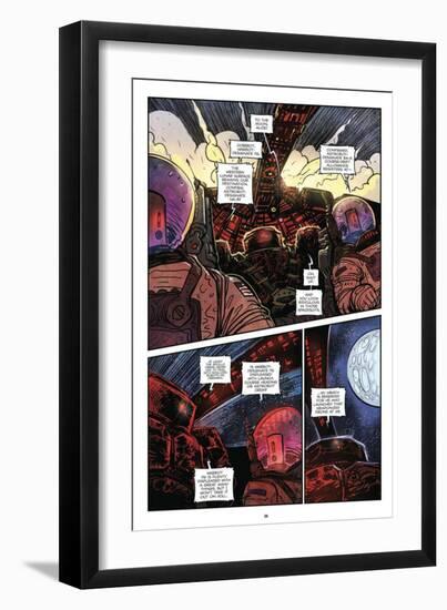 Zombies vs. Robots: Volume 1 - Comic Page with Panels-Anthony Diecidue-Framed Art Print