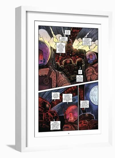 Zombies vs. Robots: Volume 1 - Comic Page with Panels-Anthony Diecidue-Framed Art Print