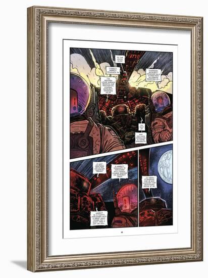Zombies vs. Robots: Volume 1 - Comic Page with Panels-Anthony Diecidue-Framed Premium Giclee Print