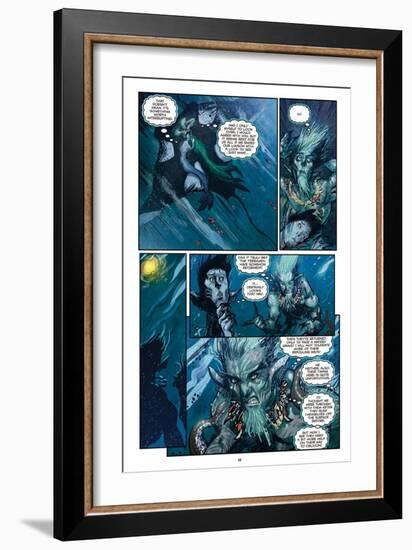 Zombies vs. Robots: Volume 1 - Comic Page with Panels-Anthony Diecidue-Framed Premium Giclee Print