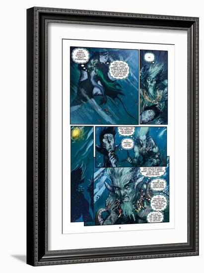 Zombies vs. Robots: Volume 1 - Comic Page with Panels-Anthony Diecidue-Framed Premium Giclee Print