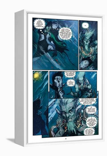 Zombies vs. Robots: Volume 1 - Comic Page with Panels-Anthony Diecidue-Framed Stretched Canvas