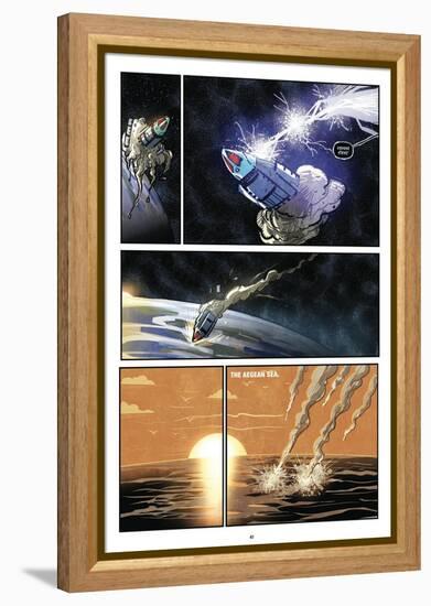 Zombies vs. Robots: Volume 1 - Comic Page with Panels-Anthony Diecidue-Framed Stretched Canvas