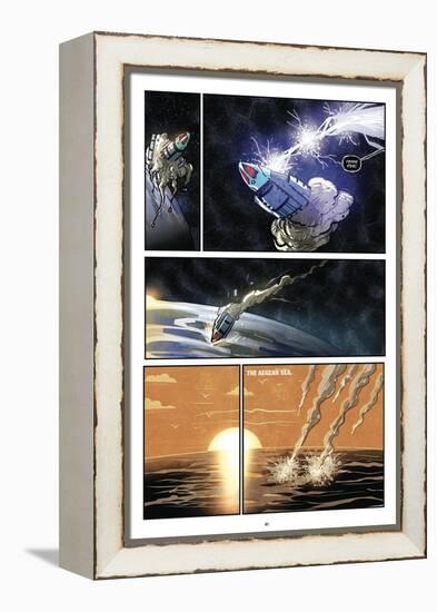 Zombies vs. Robots: Volume 1 - Comic Page with Panels-Anthony Diecidue-Framed Stretched Canvas