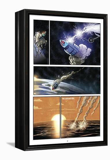 Zombies vs. Robots: Volume 1 - Comic Page with Panels-Anthony Diecidue-Framed Stretched Canvas