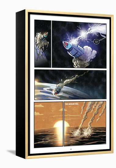 Zombies vs. Robots: Volume 1 - Comic Page with Panels-Anthony Diecidue-Framed Stretched Canvas