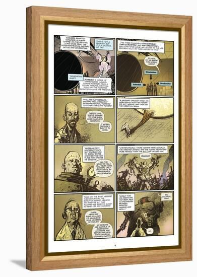 Zombies vs. Robots: Volume 1 - Comic Page with Panels-Anthony Diecidue-Framed Stretched Canvas