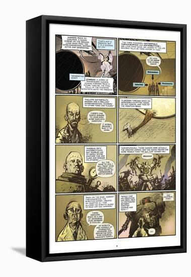 Zombies vs. Robots: Volume 1 - Comic Page with Panels-Anthony Diecidue-Framed Stretched Canvas