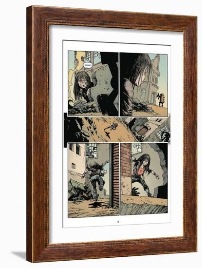 Zombies vs. Robots: Volume 1 - Comic Page with Panels-Val Mayerik-Framed Art Print