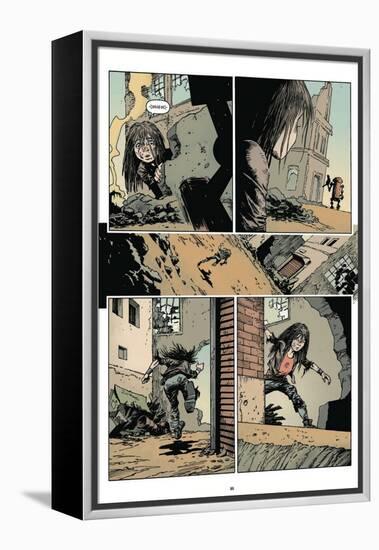 Zombies vs. Robots: Volume 1 - Comic Page with Panels-Val Mayerik-Framed Stretched Canvas