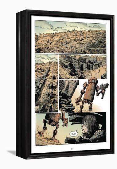 Zombies vs. Robots: Volume 1 - Comic Page with Panels-Val Mayerik-Framed Stretched Canvas