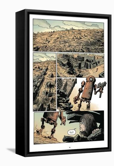 Zombies vs. Robots: Volume 1 - Comic Page with Panels-Val Mayerik-Framed Stretched Canvas