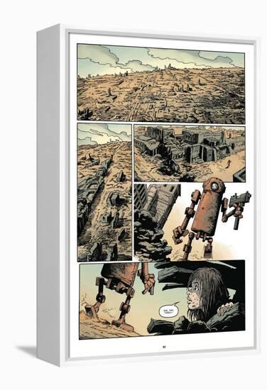 Zombies vs. Robots: Volume 1 - Comic Page with Panels-Val Mayerik-Framed Stretched Canvas